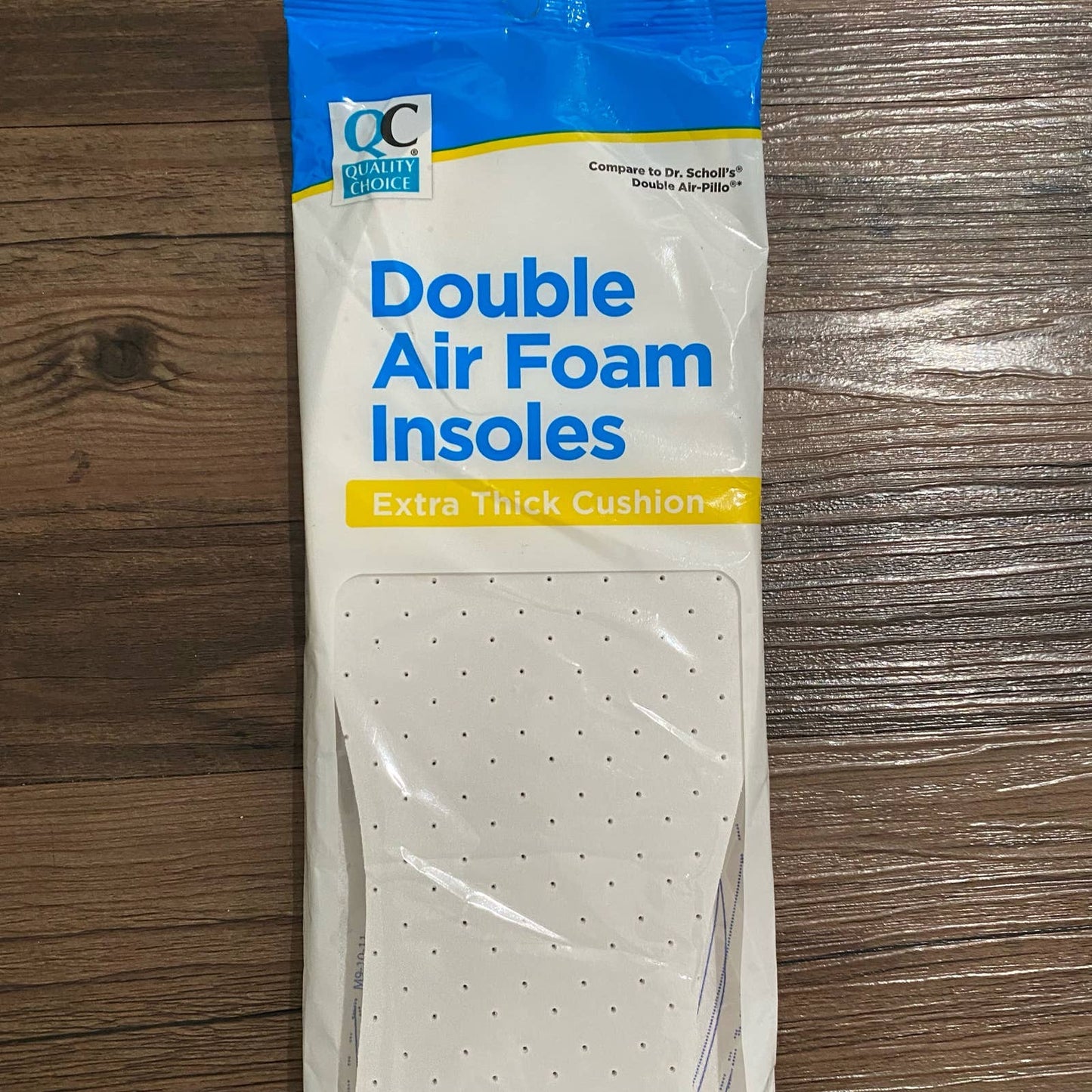 Quality Choice Double Air Foam Insoles Extra thick NWT