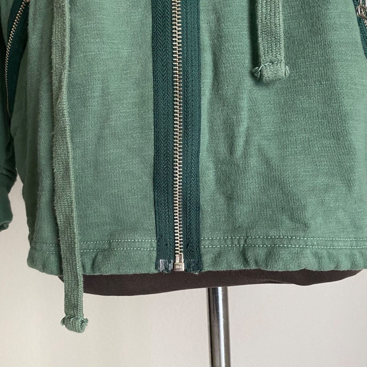 Gap sz S Cotton hooded zip sweatshirt draw string hoodie