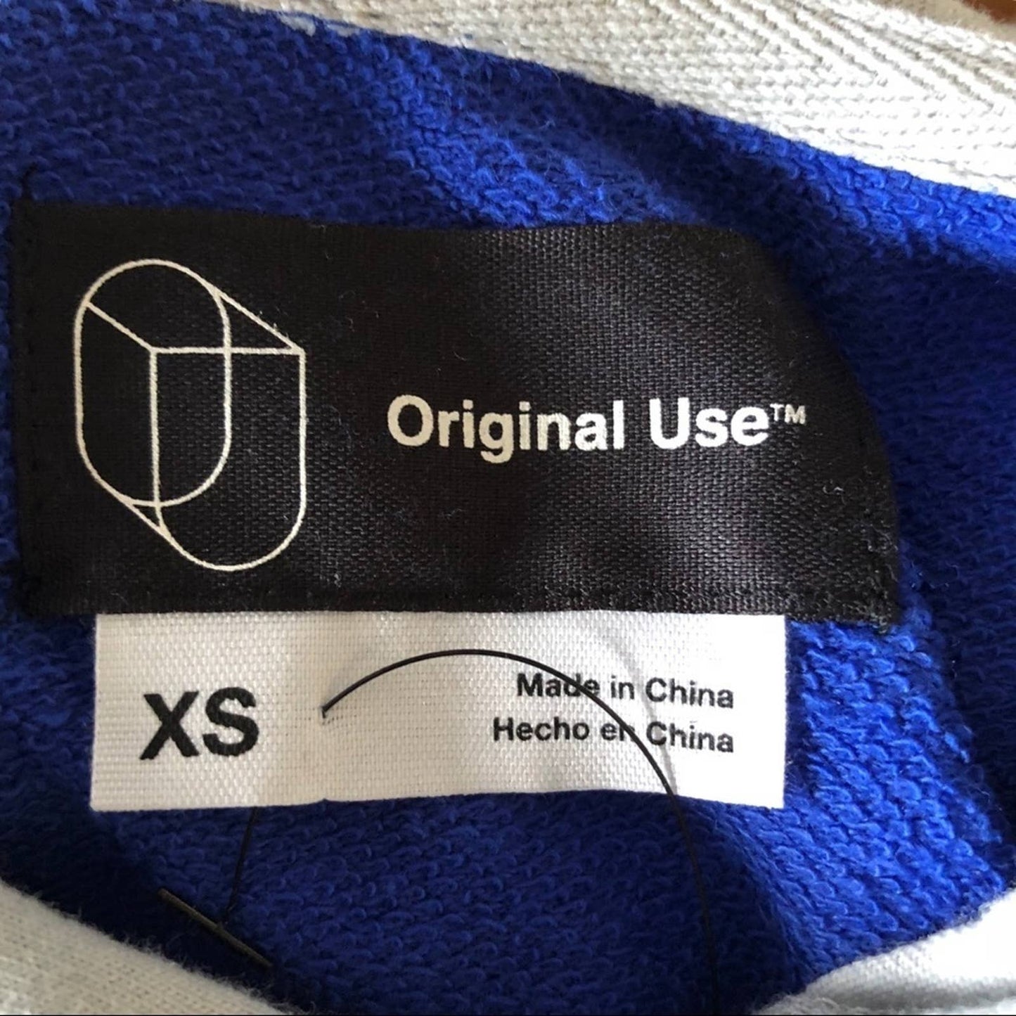 ORIGINAL Use sz XS short sleeve hoodie NWT