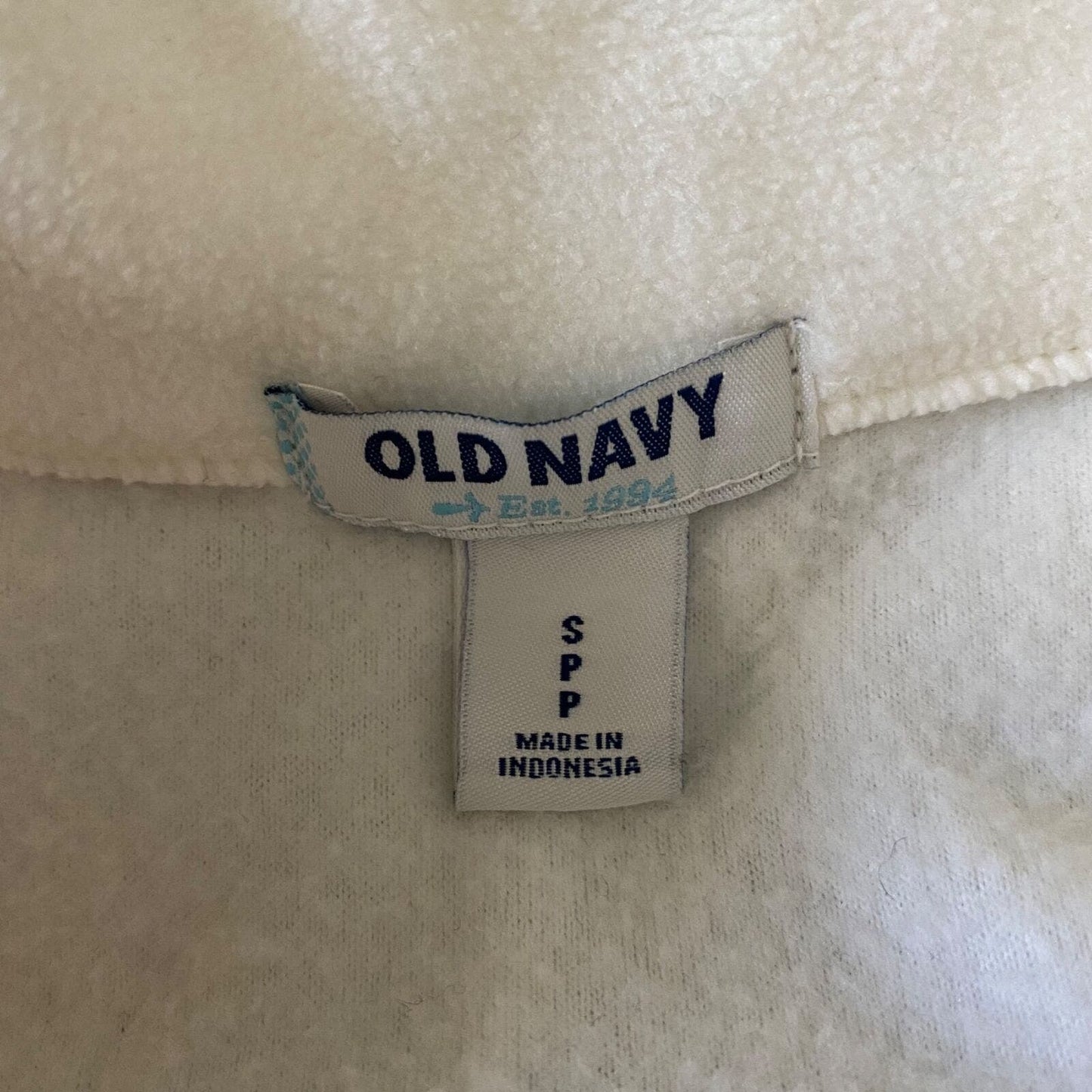 Old Navy sz S Long sleeve zip pocketed  fleece jacket