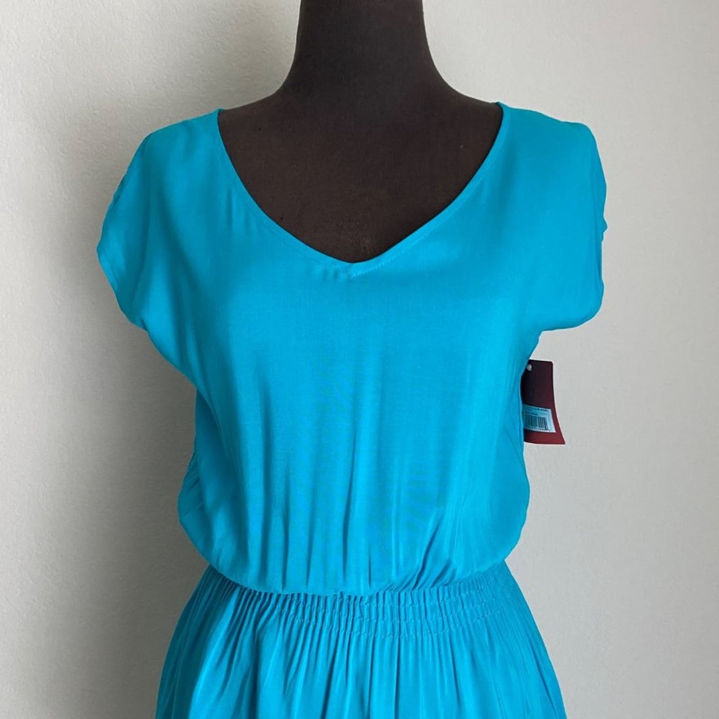 Mossimo sz S blue boho summer mini dress NWT