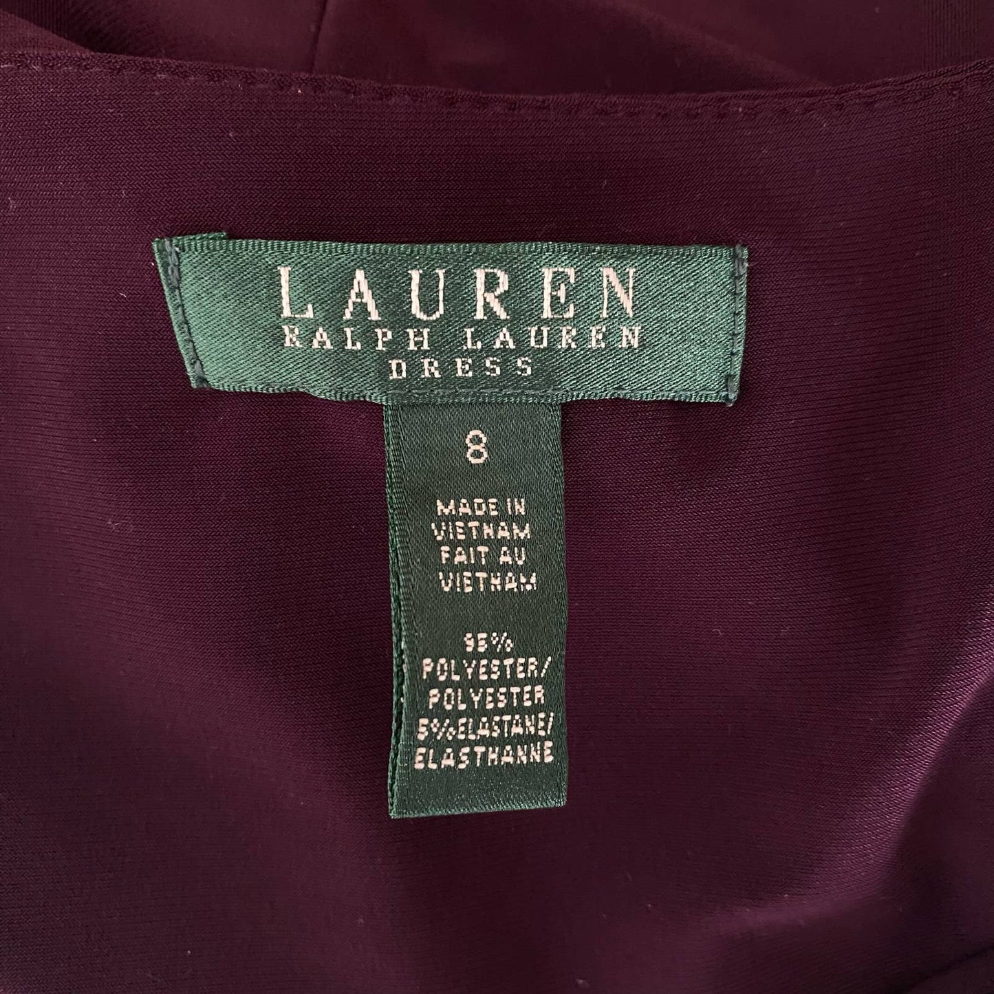 Lauren Ralph Lauren sz 8 sheath midi dress