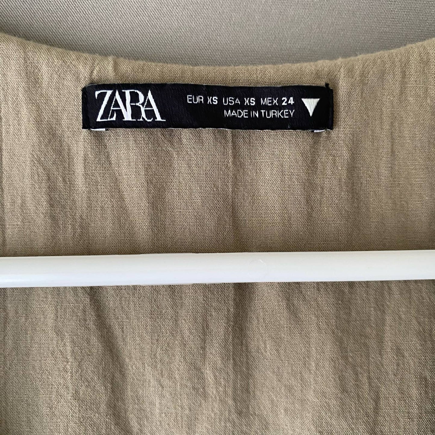Zara sz XS midrif cut out 100% cotton mini dress