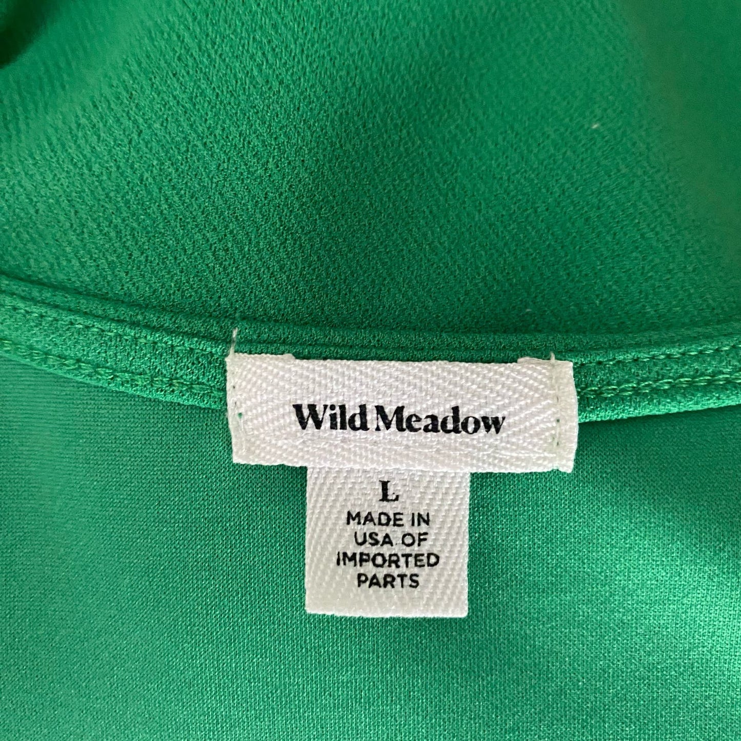 Wild Meadow sz L Long sleeve V neck maxi event dress NWT
