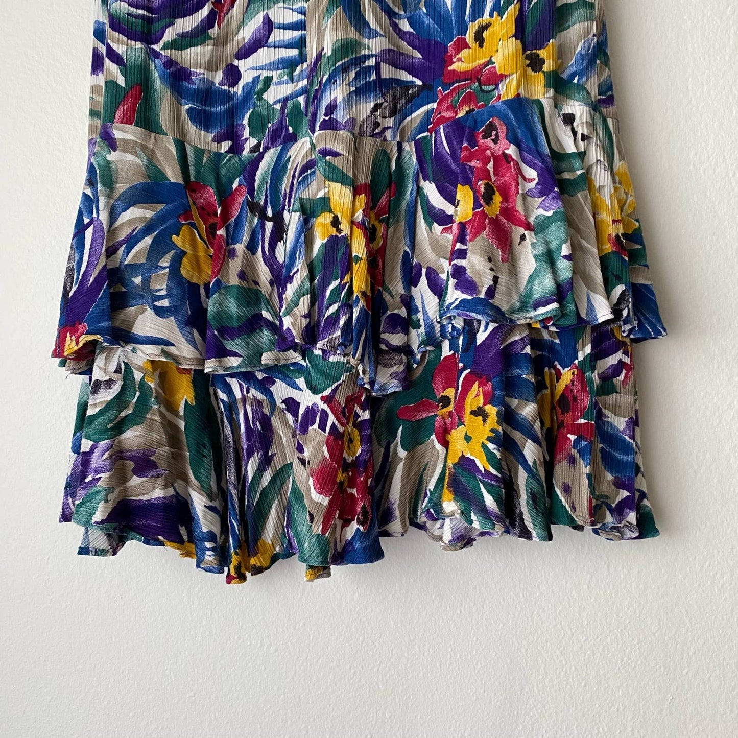 A.C. Sport sz 20 Vintage floral Hawaiian print skirt