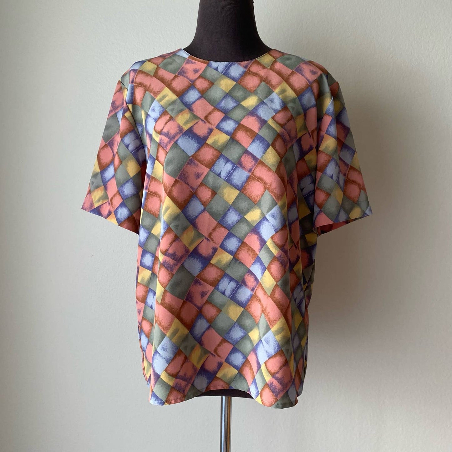 Kathy Che sz L multicolored Vintage blouse