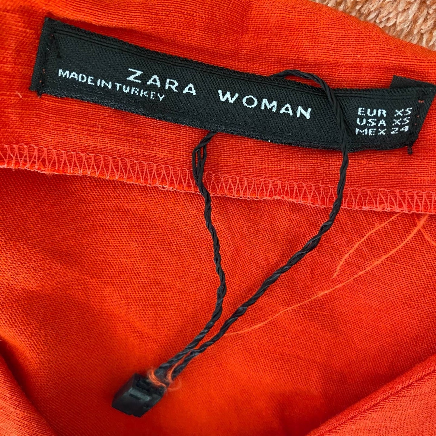 Zara sz XS button down Linen mini dress