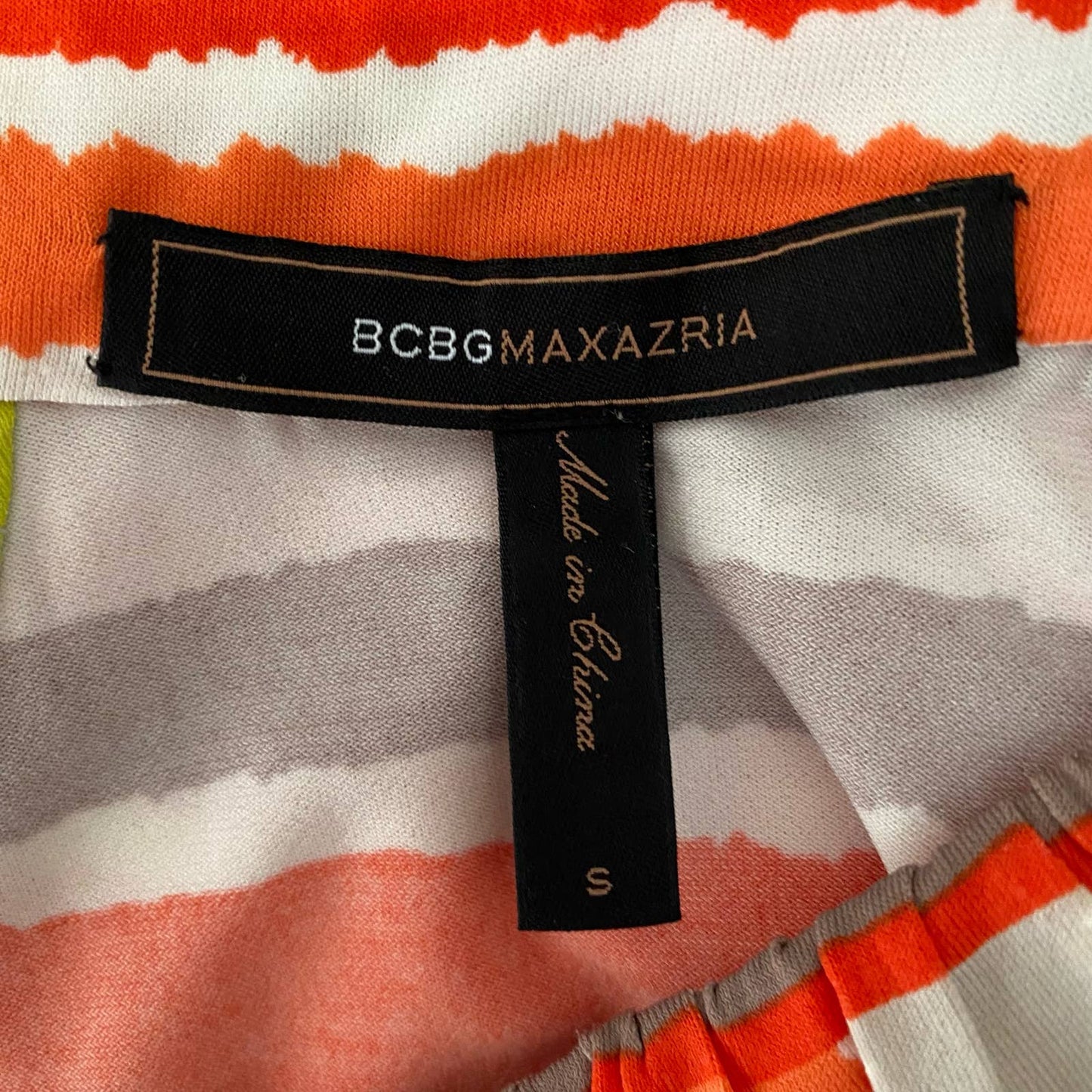 BCBG Maxazria sz S mod 60s geo sleeveless mini shift dress