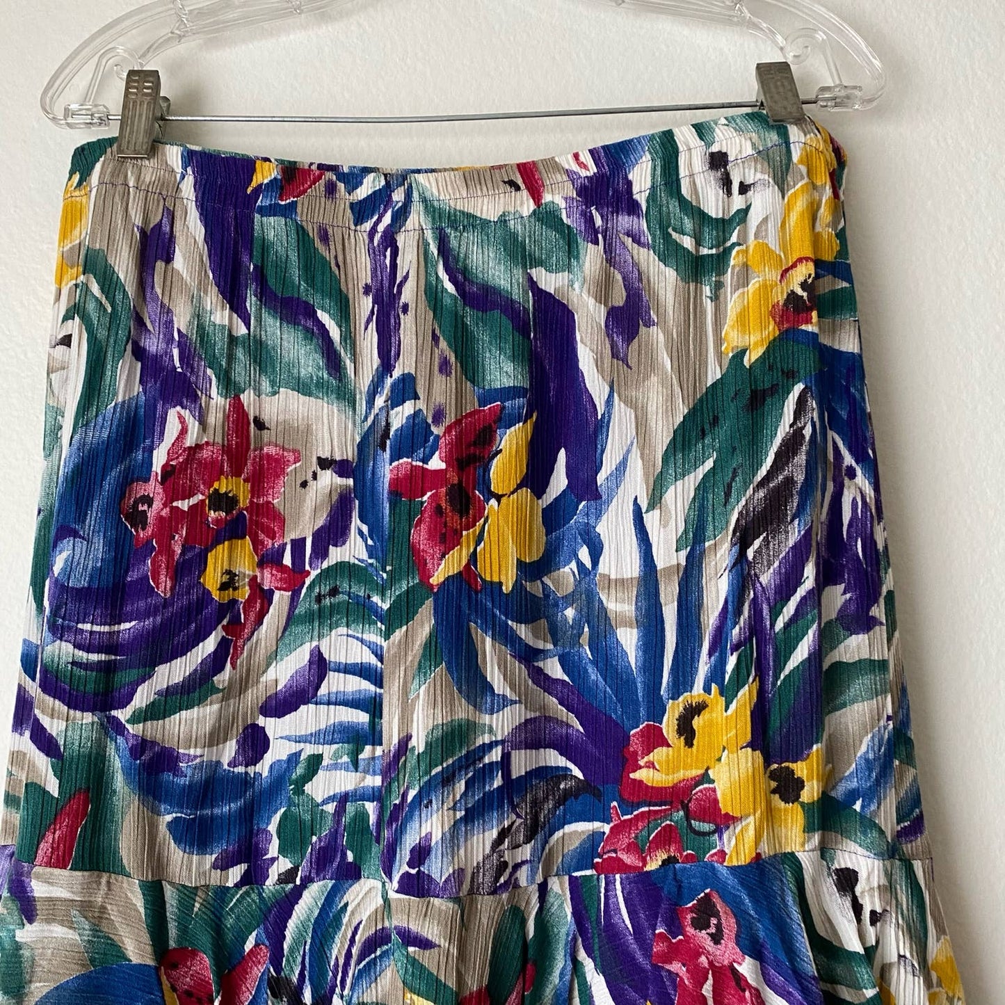 A.C. Sport sz 20 Vintage floral Hawaiian print skirt