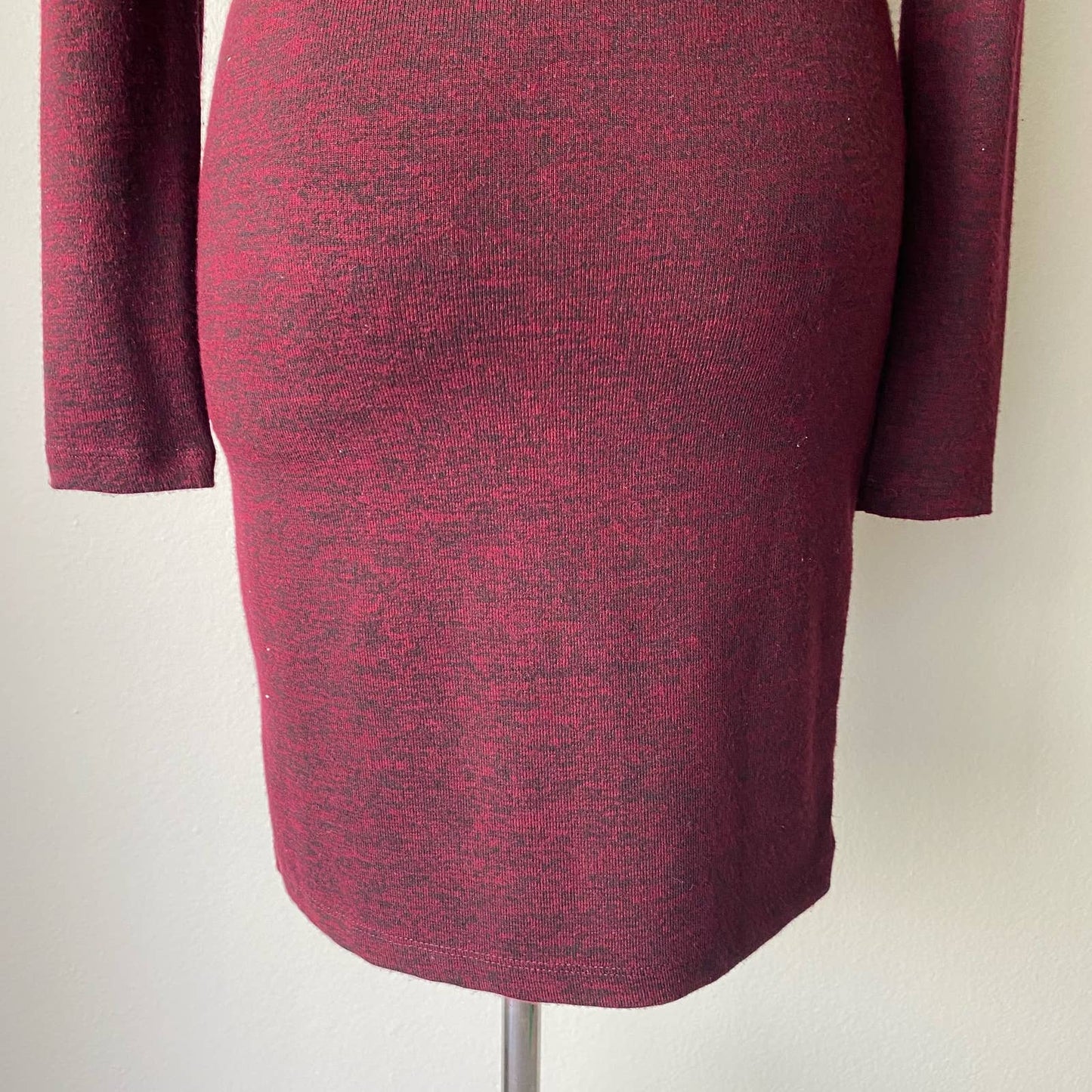 French Connection sz S turtleneck stretch long sleeve mini dress