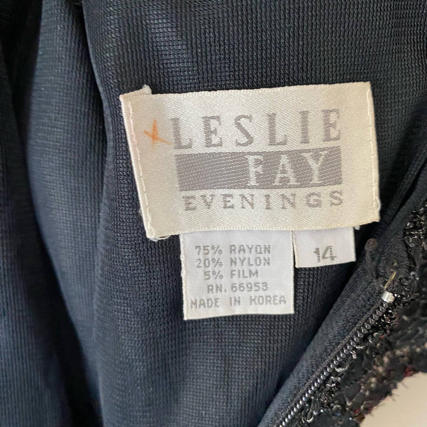 Leslie fae 14 lace black cocktail dress