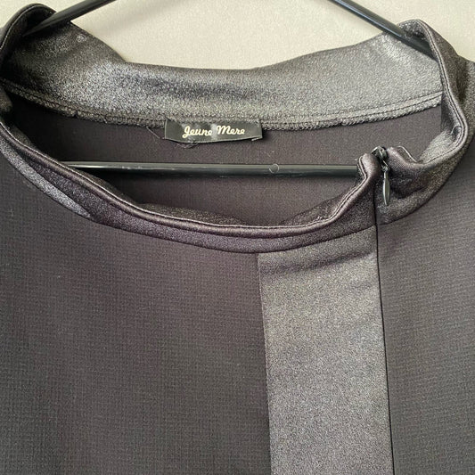 JEUNE MERE sz XL zip metallic cloak