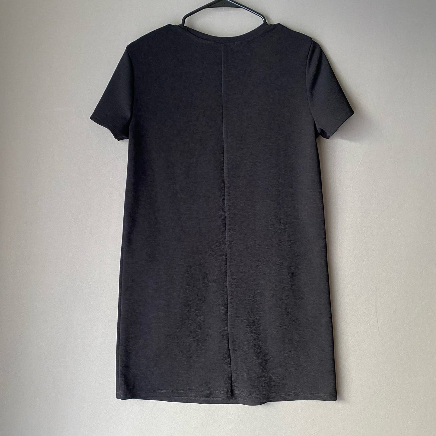 Zara sz S shift black mod 60's inspired mini dress