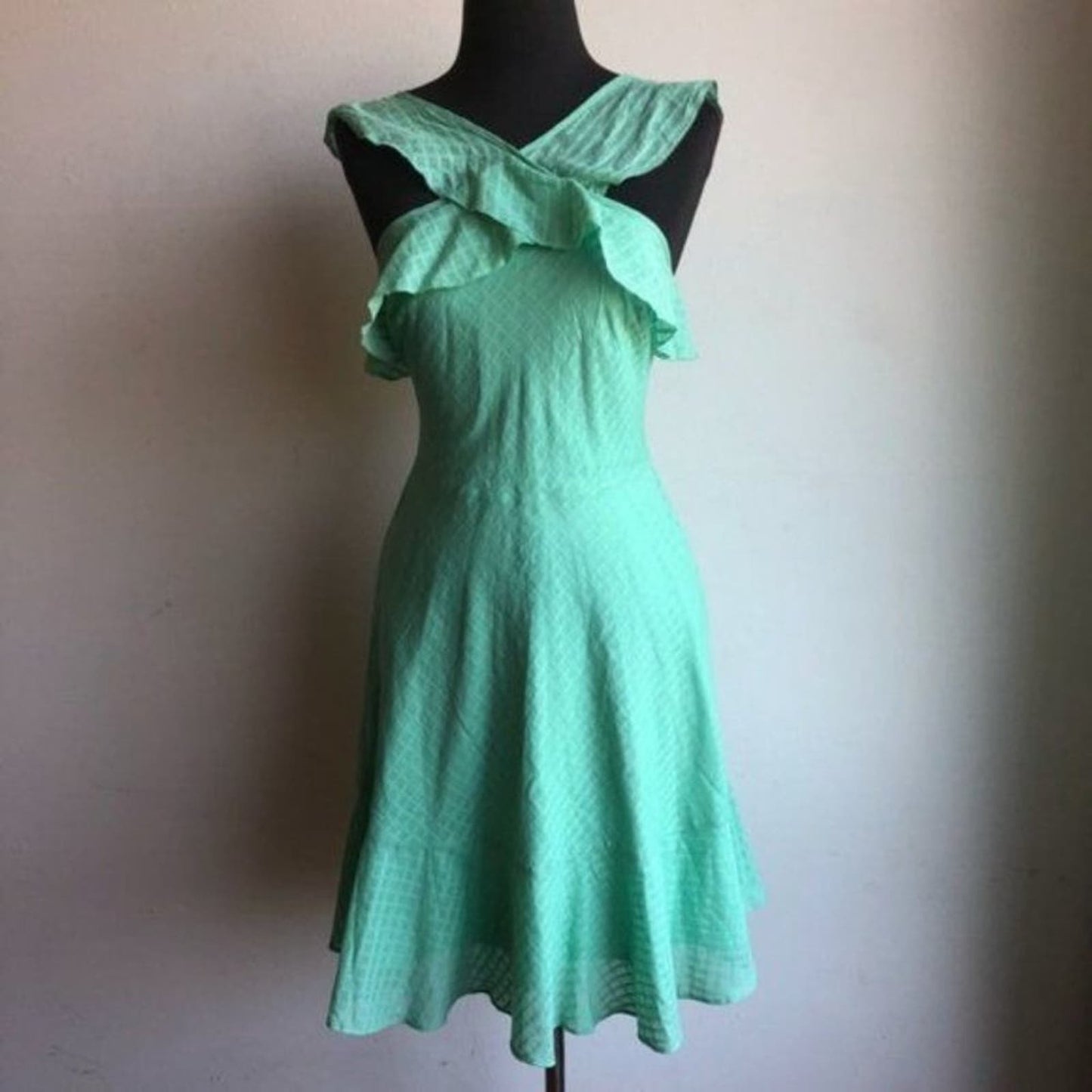 Banana Republic sz 2 cute 100% cotton 50s vintage inspired summer dress