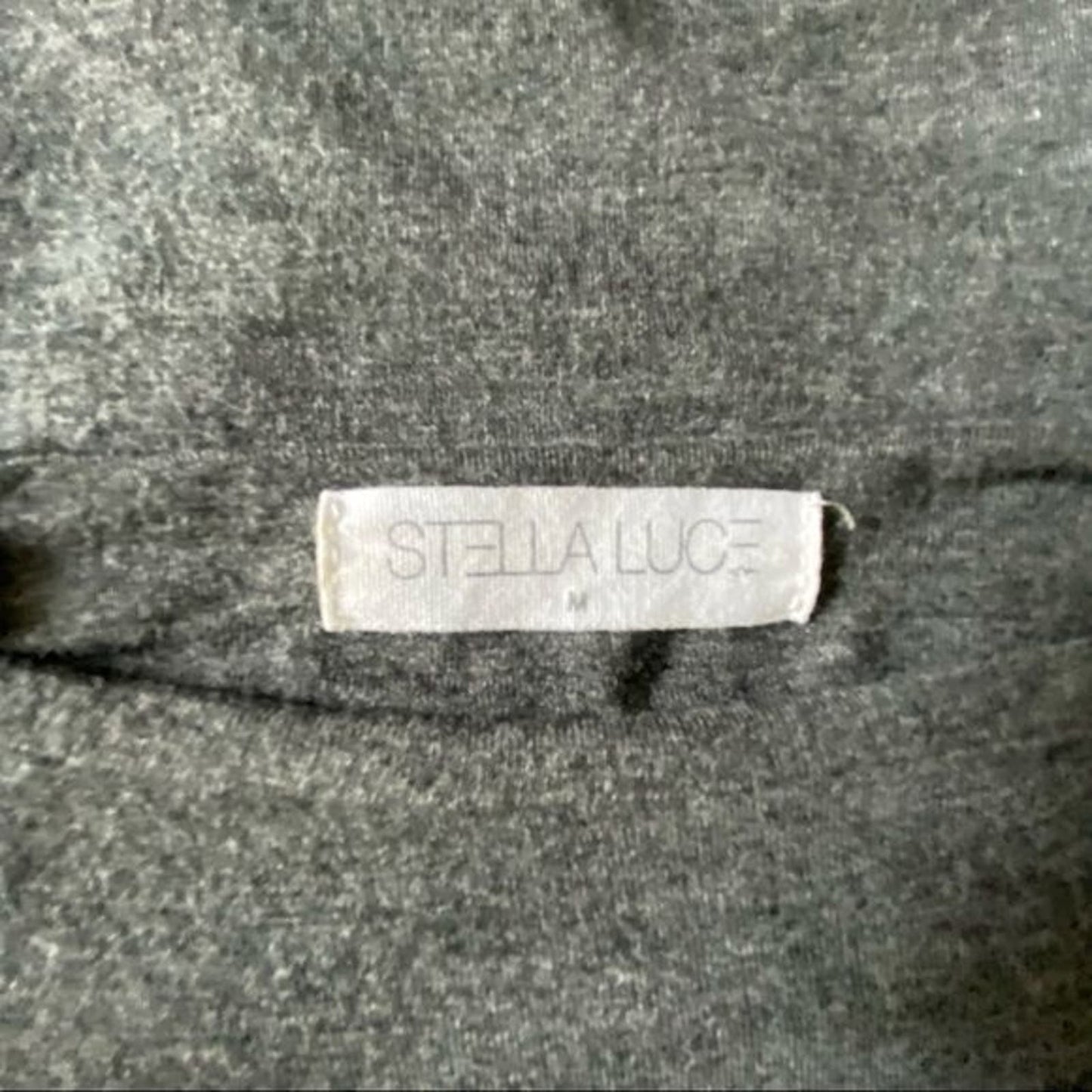 Stella Luce sz M short sleeve mini cute casual comfy mini dress