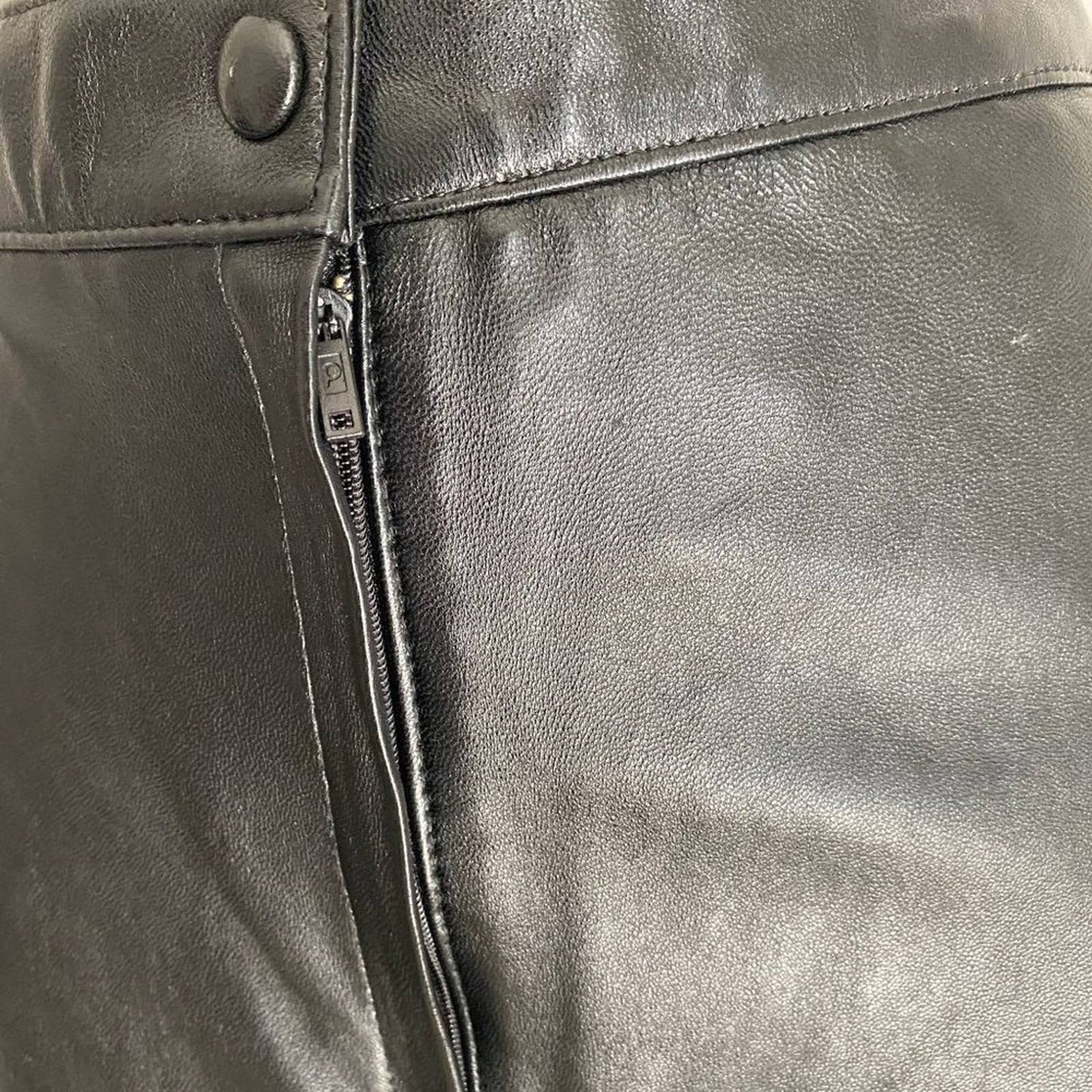 Zana Couture sz 12  High rise VINTAGE 80s 90s 100% Leather pants
