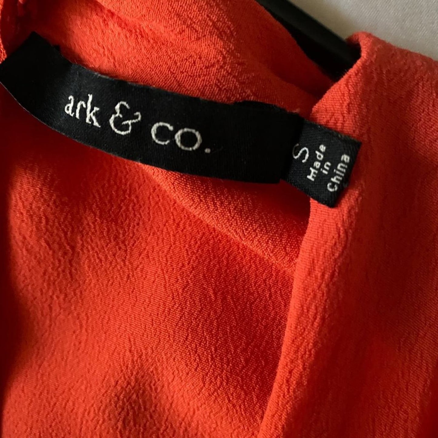 Ark & Co. sz S Sleeveless deep plunge split bright maxi dress