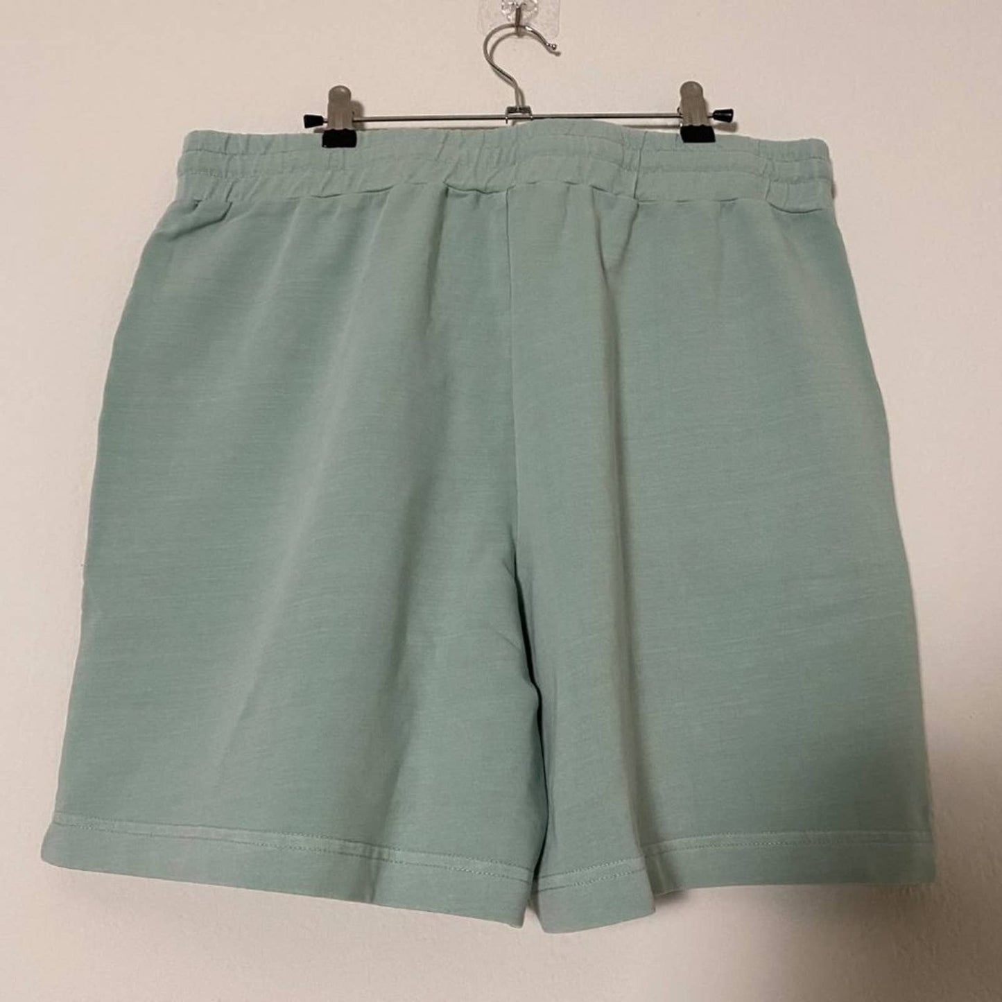 Tribal Jeans sz L cotton drawstring bermuda w pockets shorts in sea green NWT