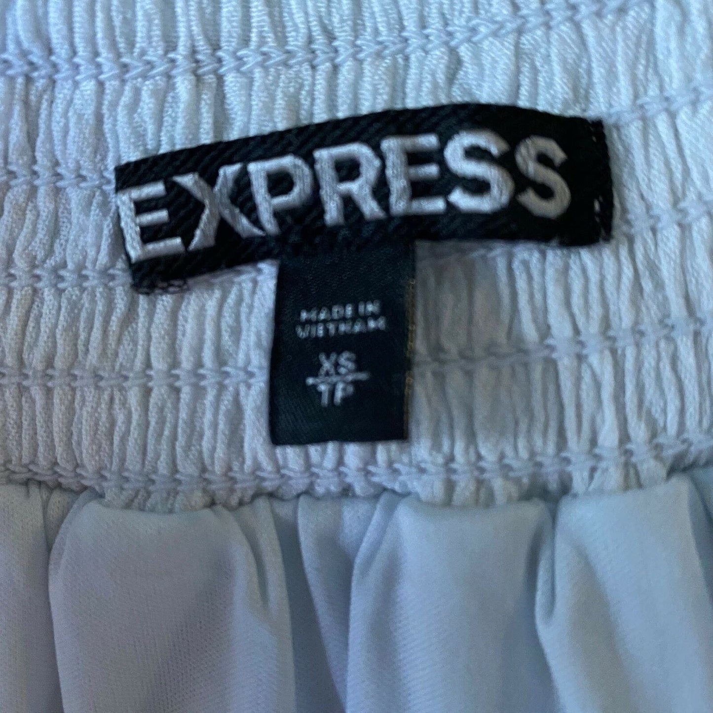 Express sz XS boho embroidered off shoulder shift hippie mini dress