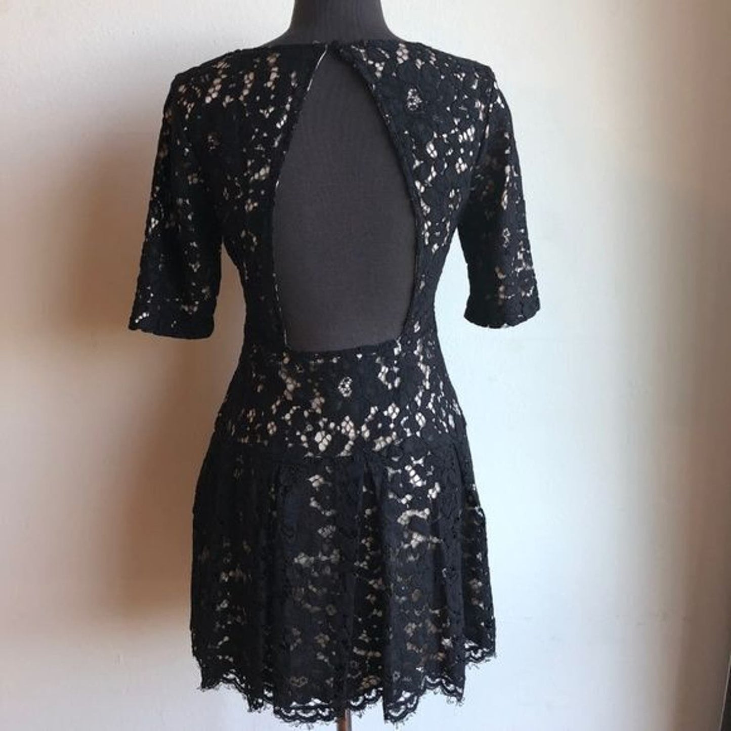 Revolve NBD sz S lace fit & flare mini dress NWT $325