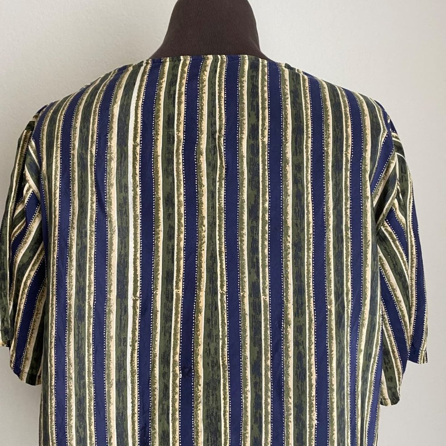 Melrose Studio sz M striped boho shirt blouse