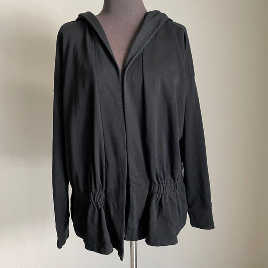 Gap sz S Cotton long sleeve hooded open draw string hoodie jacket