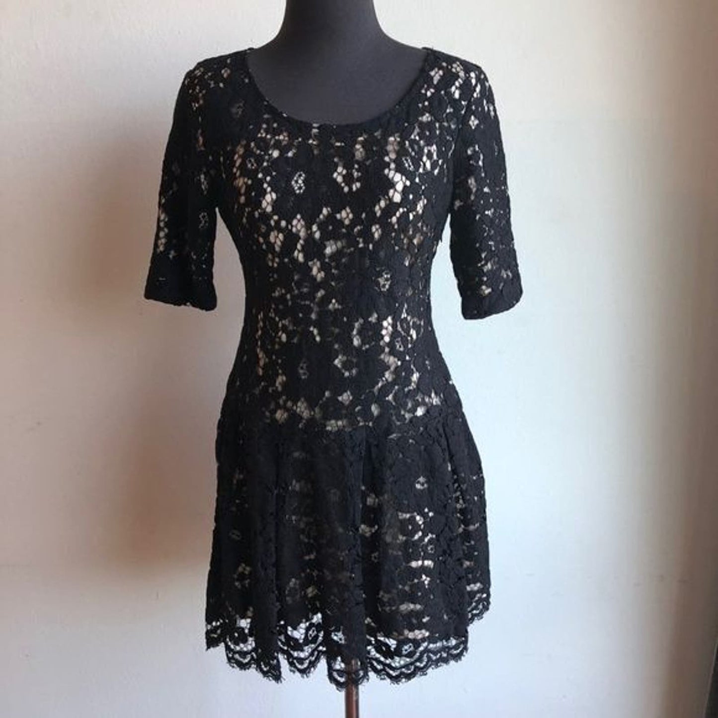 Revolve NBD sz S lace fit & flare mini dress NWT $325