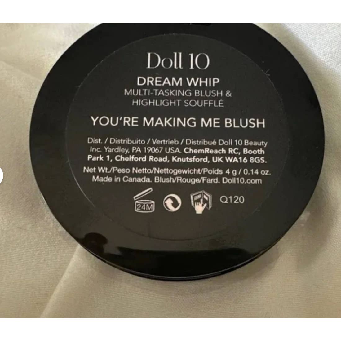 DOLL 10 Blush dream whip multi-tasking blush & highlight souffle