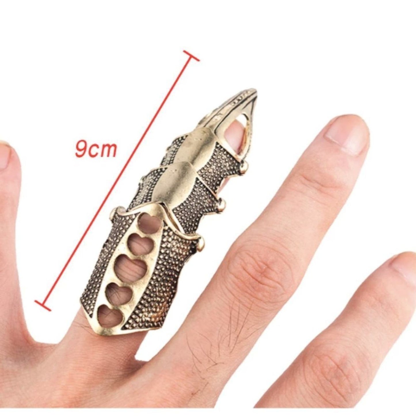Finger ring/joint armor Punk Gothic Rock Scroll Joint Armor Full Finger Rings
