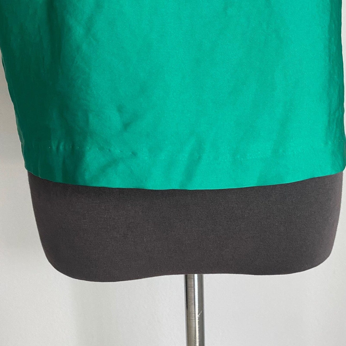 Express sz XS short sleeve bright green boho work career blouse