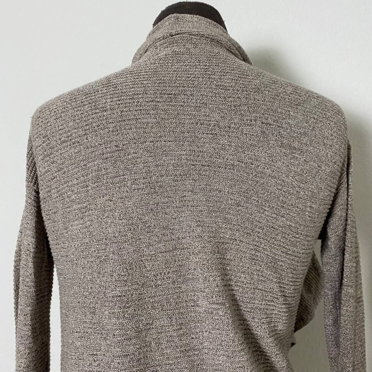 Express sz XS beige 100% Cotton long sleeve knit open cardigan