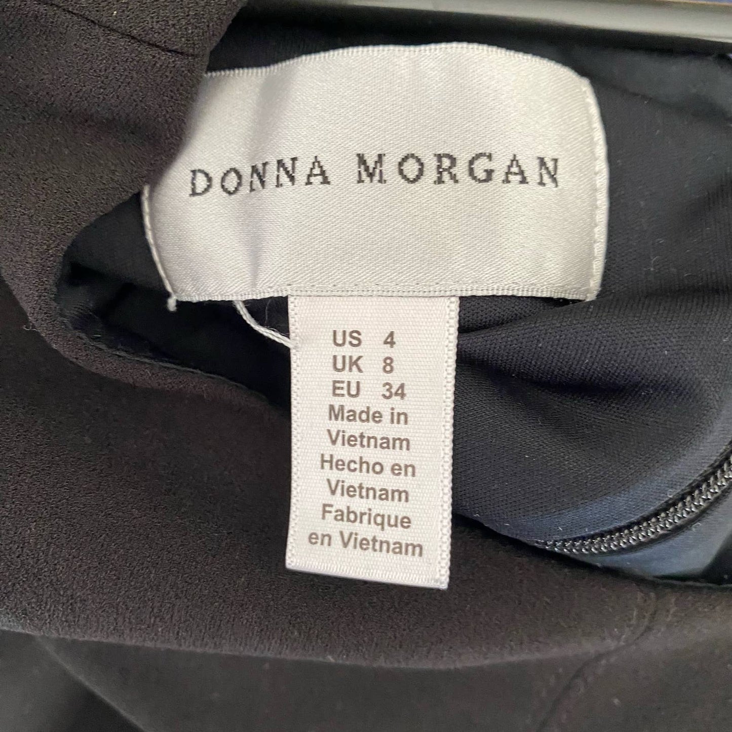 Donna Morgan sz 4 short sleeve work career sheath dress