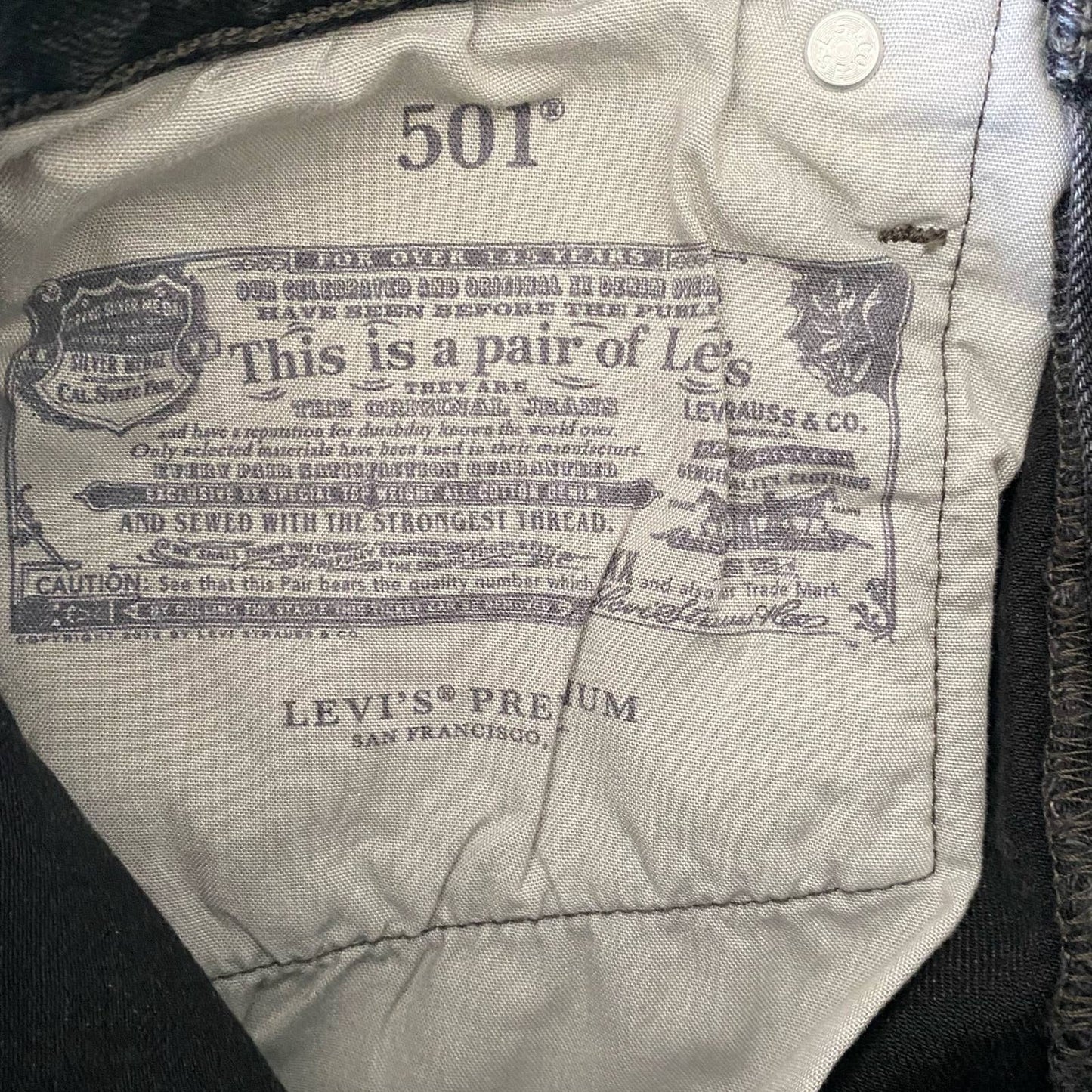Levi's Premium 501  sz 26 cut off jean shorts