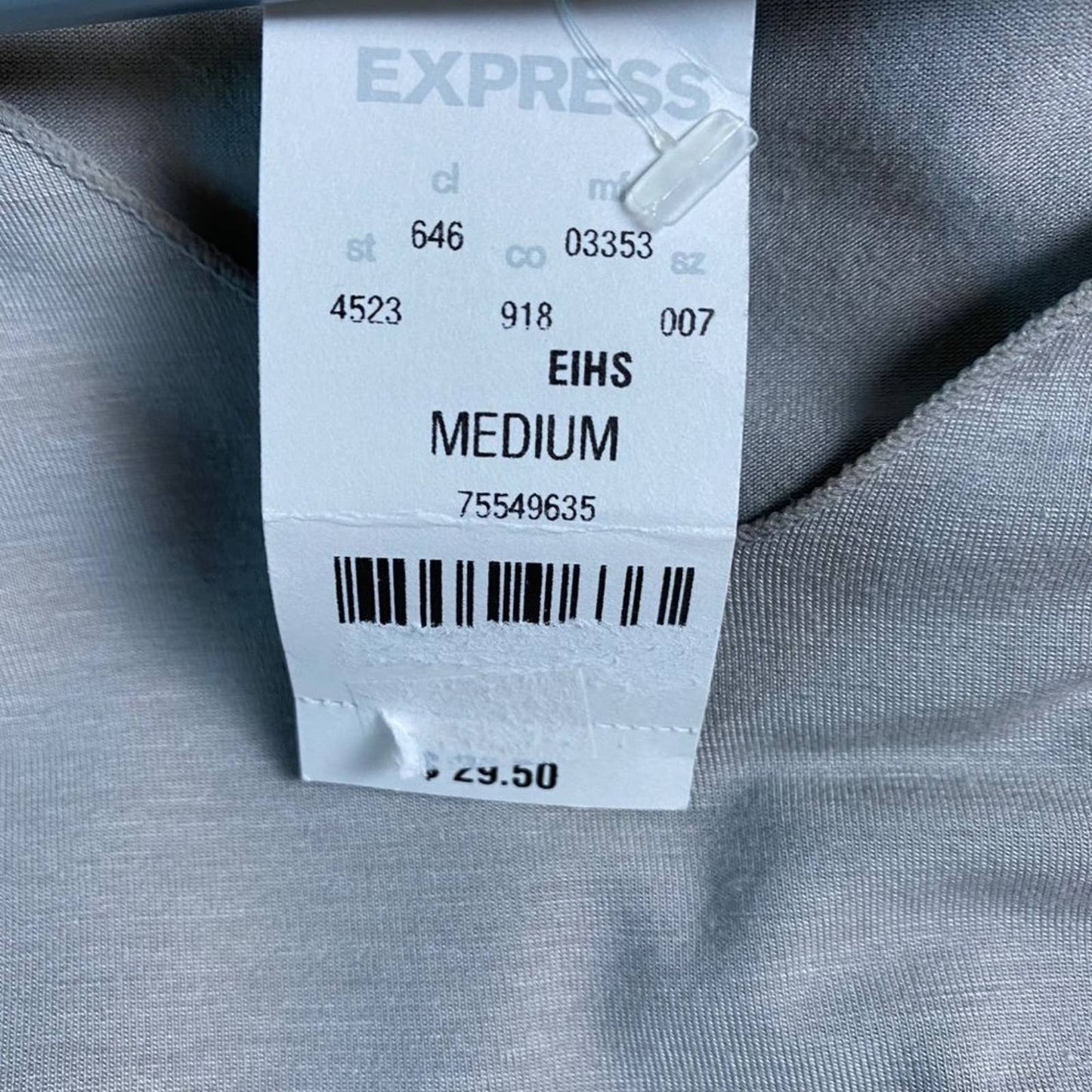 Express sz M Short sleeve lace trim blouse NWT