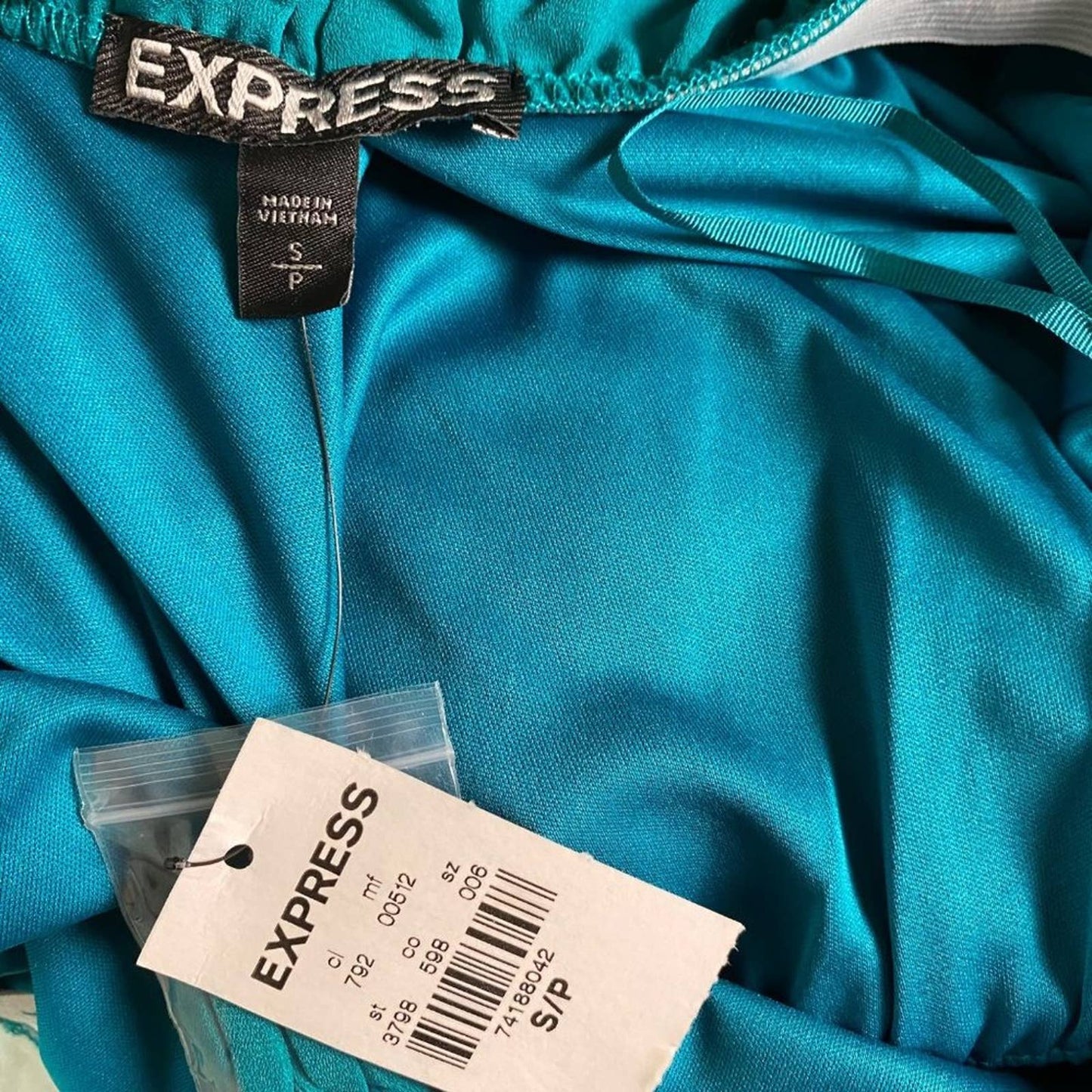 Express S Strapless tunic mini tube top dress NWT