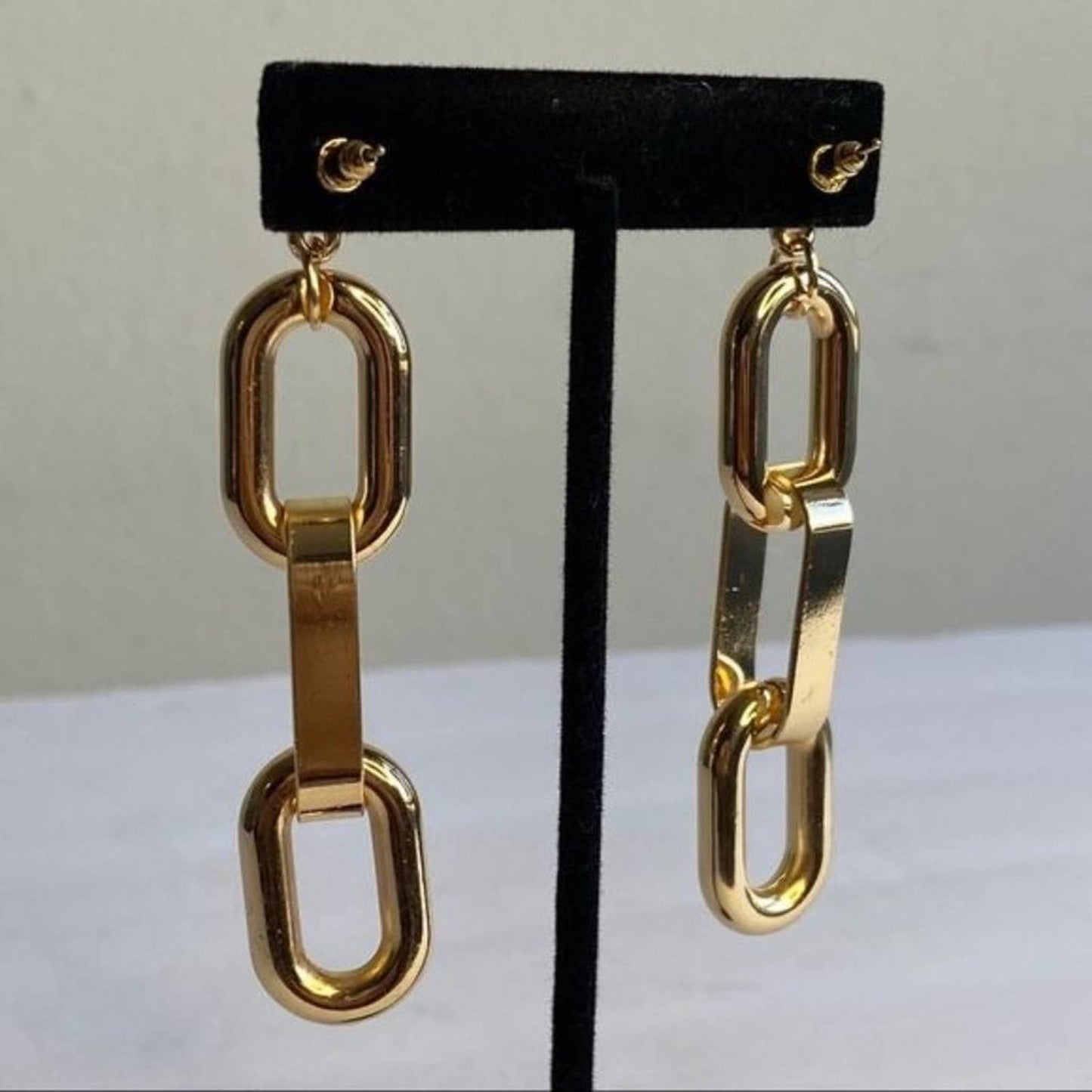 90s Chunky Chain link drop earrings