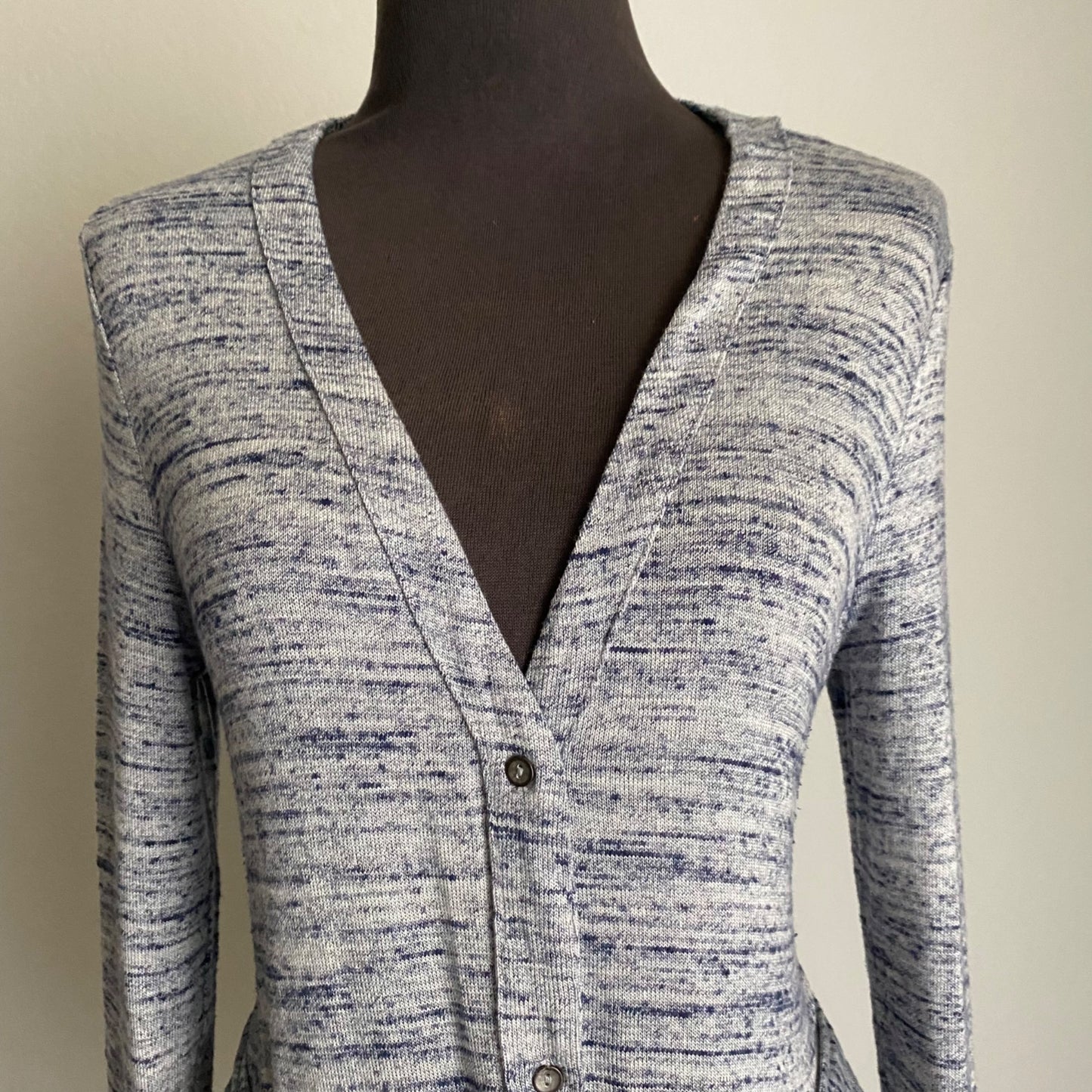 Anthro Dolan Left Coast Collection sz S Long sleeve button down front with belt