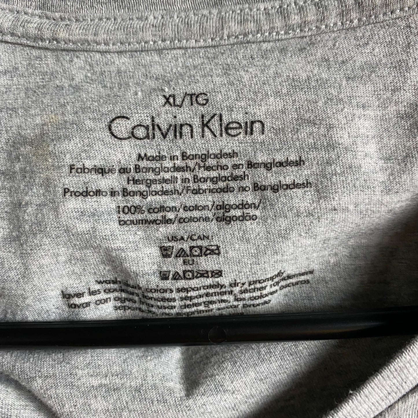 Calvin Klein sz XL 100% cotton short sleeve crew neck T Shirt
