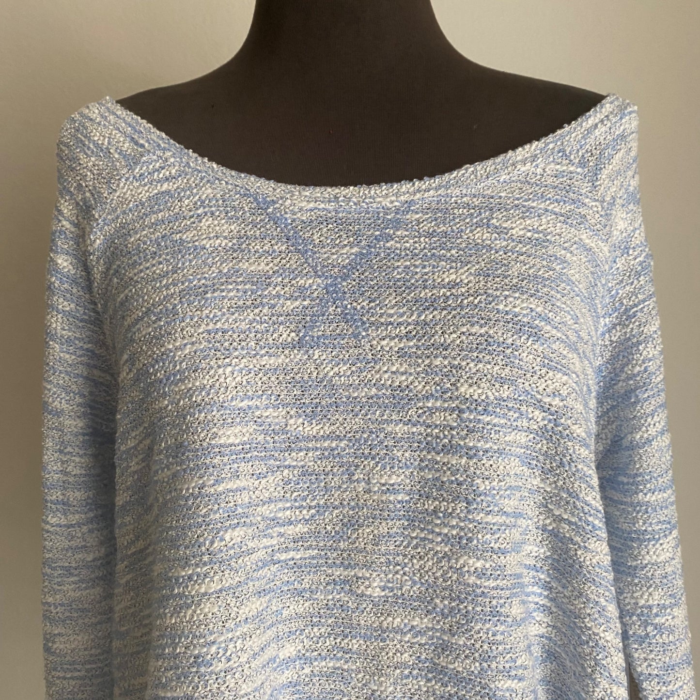 Threads 4 Thought sz XS Cotton Long sleeve boho scoop neck knit top