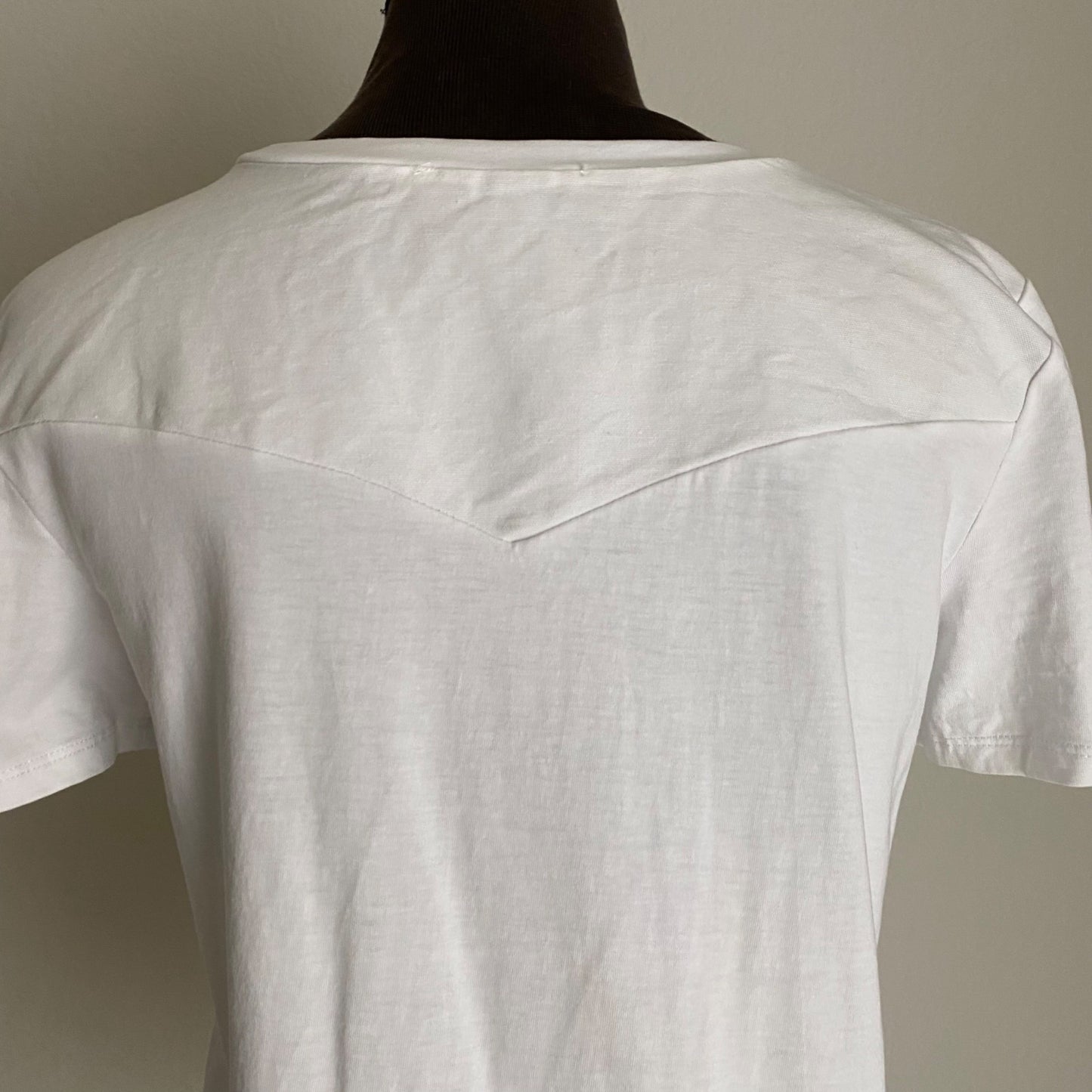Zara sz S  cotton button detail short sleeve T shirt blouse top