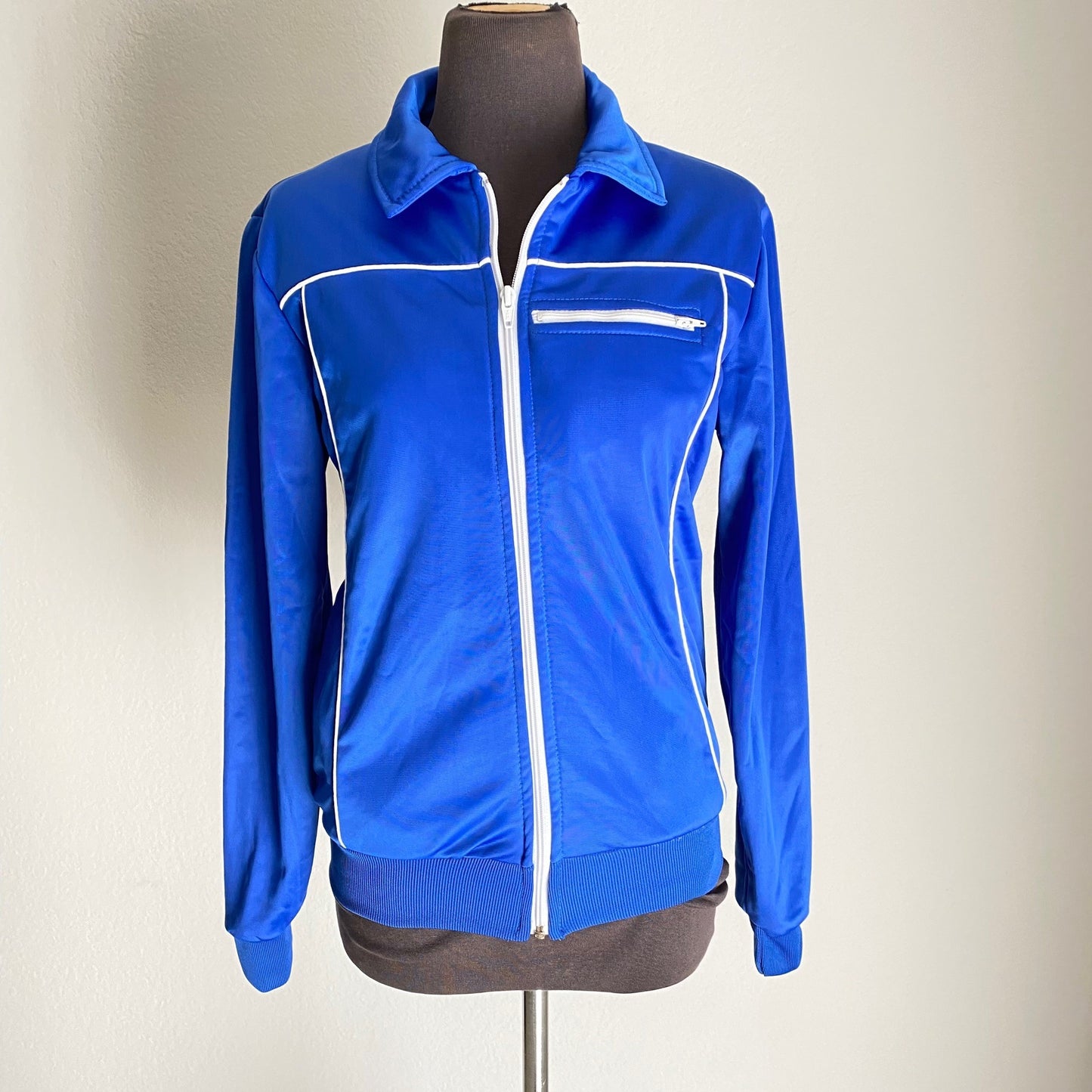 Keyrolan Bonnie Sportswear sz XS Vintage 80s Long sleeve pocket zip jogger track jacket