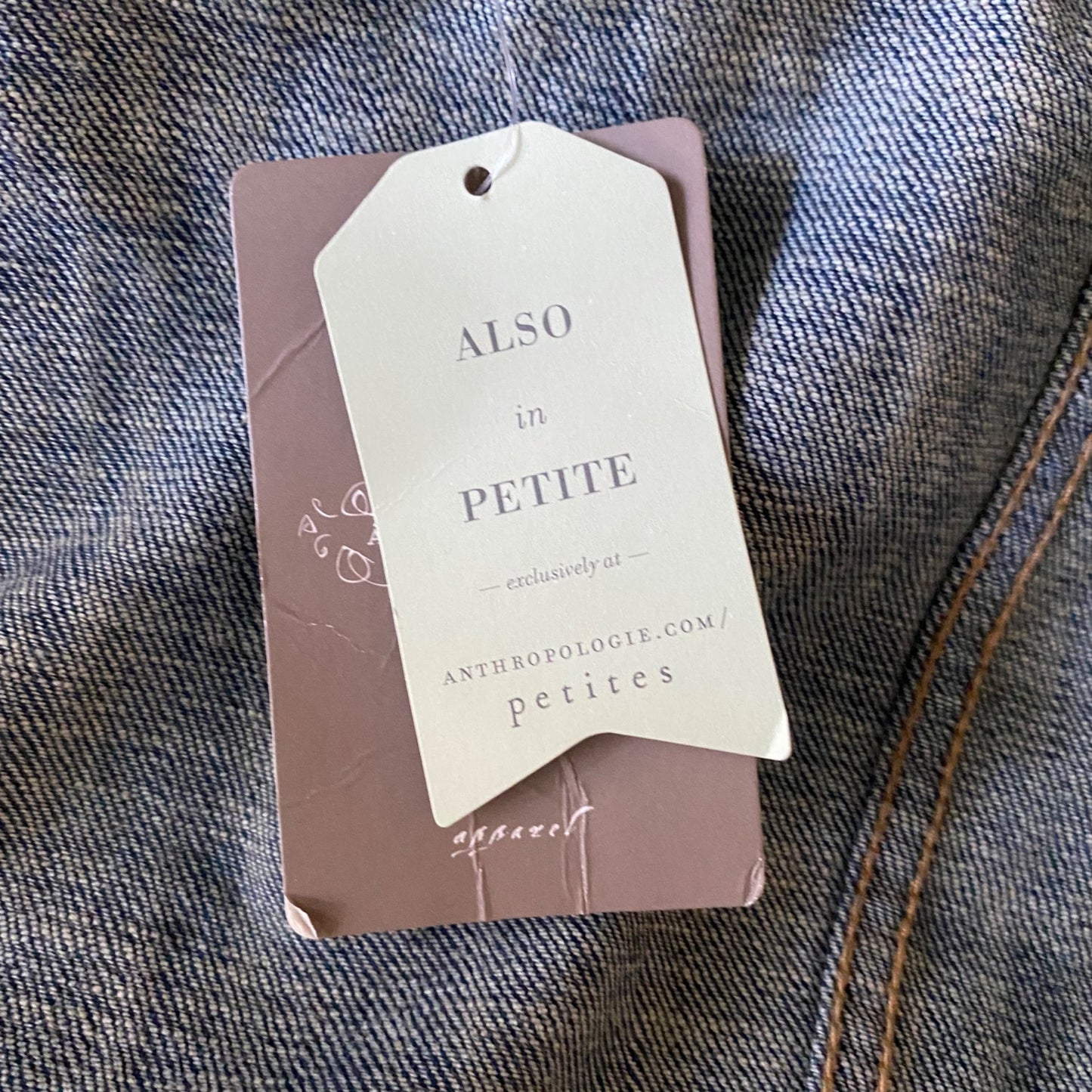 Anthropologie Pilcro sz S cotton Long sleeve button NWT Jean Jacket
