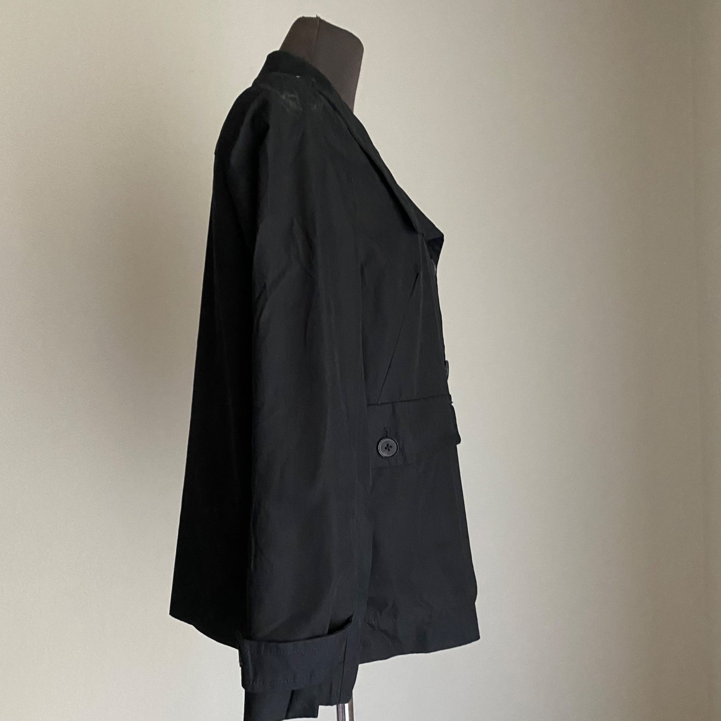 Gap sz S Long sleeve double breast trench coat with Pockets