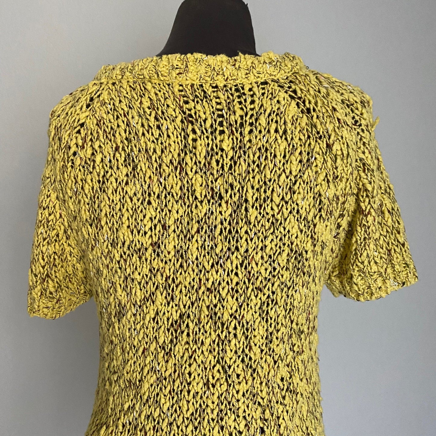 Anthropologie Moth sz S knit Cotton sleeve shift tunic sweater