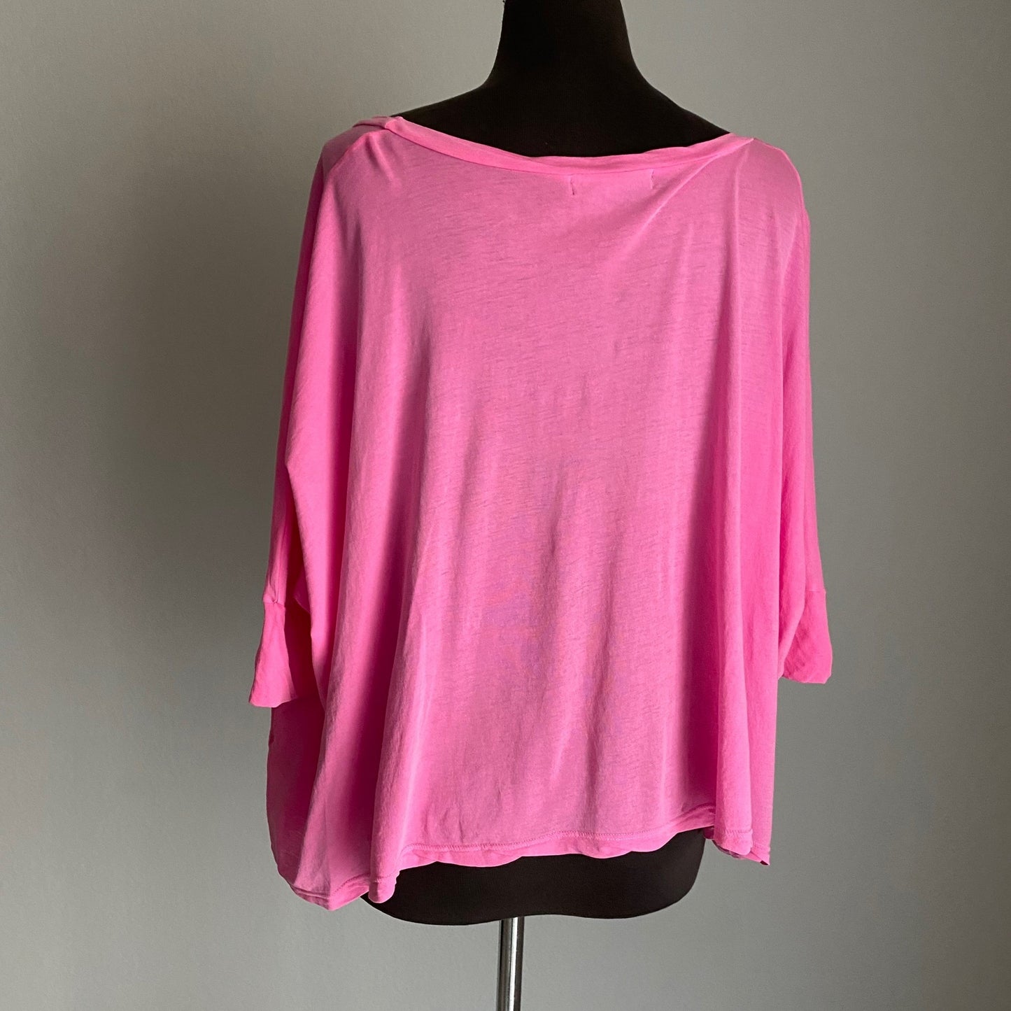Velvet sz S 100% Cotton short sleeve flared crop top shirt blouse